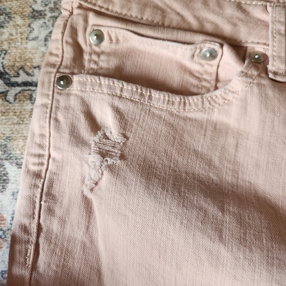 LC Lauren Conrad Women's Skinny Jeans - Light Pink - Picture 4 of 5